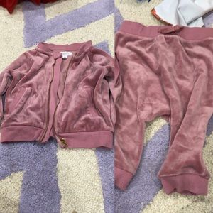 Gymboree Two piece velour suit